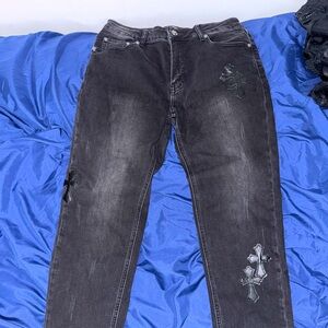 Chrome Hearts Cross Jeans